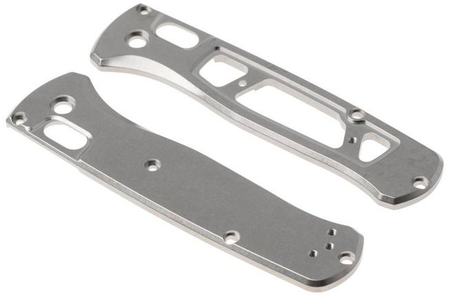 Afbeelding voor Flytanium Benchmade Bugout Modulator Scales FLY-1314, Stonewashed Titanium, handgreepschalen