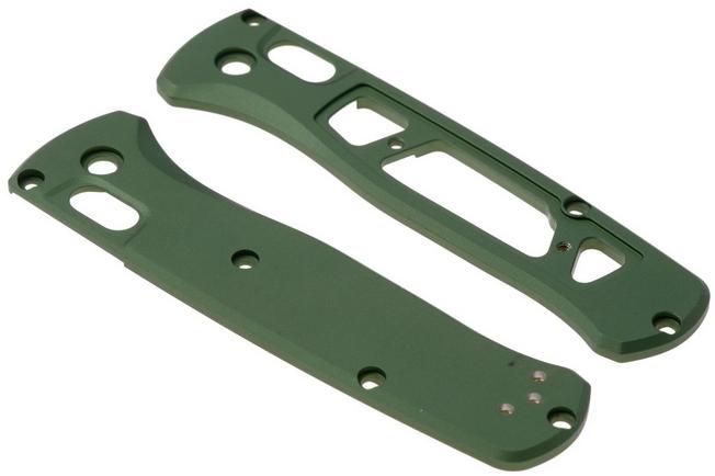 Afbeelding voor Flytanium Benchmade Bugout Modulator Scales FLY-1315FG, Aluminum Olive Drab, handgreepschalen
