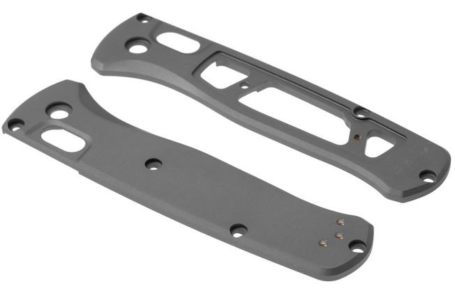 Bild für Flytanium Benchmade Bugout Modulator Scales FLY-1315GG, Gunmetal Gray Aluminum, Griffschalen