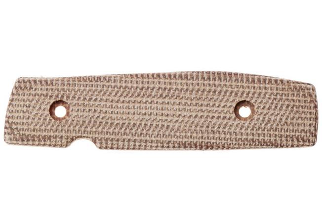 Afbeelding voor Flytanium Benchmade Bugout Modulator Inlay FLY-1317NC, Natural Canvas Micarta inlay