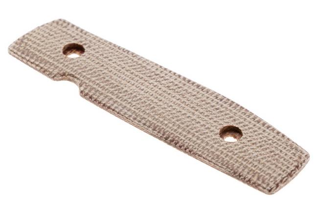 Afbeelding voor Flytanium Benchmade Bugout Modulator Inlay FLY-1317NC, Natural Canvas Micarta inlay