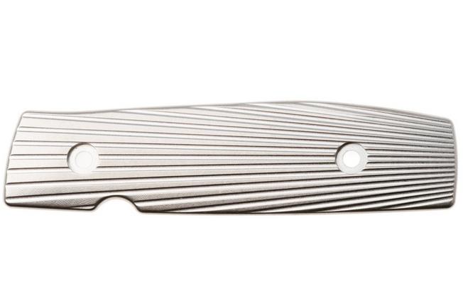 Afbeelding voor Flytanium Benchmade Bugout Modulator Inlay FLY-1318, Stonewashed Titanium inlay