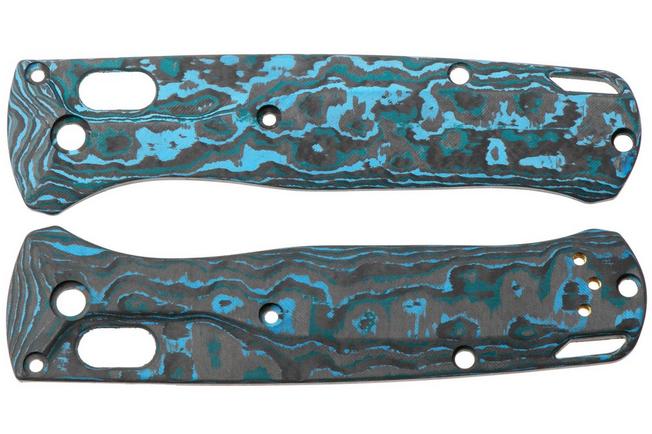 Bild für Flytanium Benchmade Bugout Crossfade Scales FLY-1362AS, Arctic Storm Carbon Fiber, Griffschalen