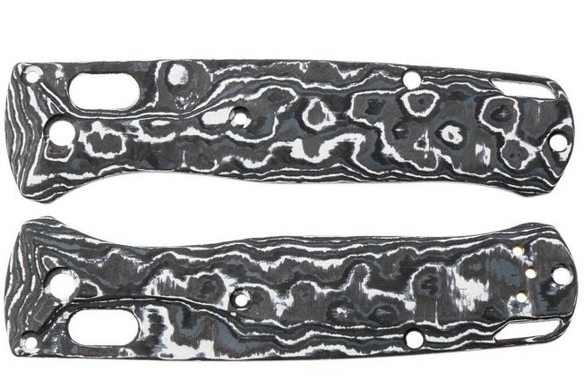Bild für Flytanium Benchmade Bugout Crossfade Scales FLY-1362WS, White Storm Carbon Fiber, Griffschalen