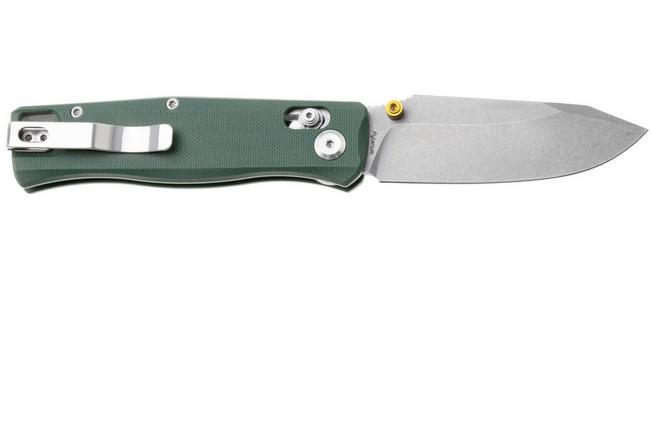Afbeelding voor Flytanium Beef FLY-1386DMS Stonewashed 14C28N, Green G10, zakmes