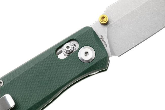 Afbeelding voor Flytanium Beef FLY-1386DMS Stonewashed 14C28N, Green G10, zakmes