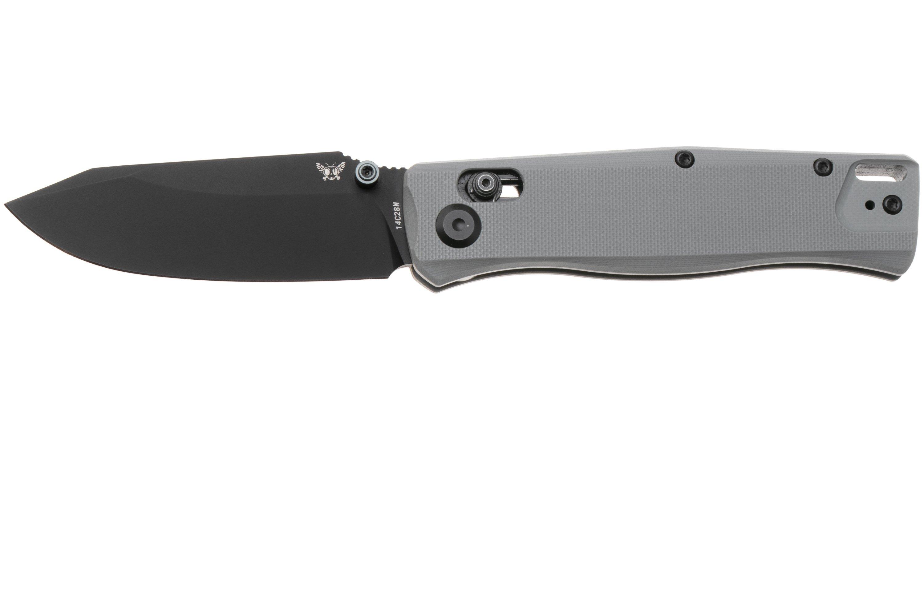 Flytanium Beef FLY-1386GSB, Black PVD 14C28N, Stealth Grey G10 ...