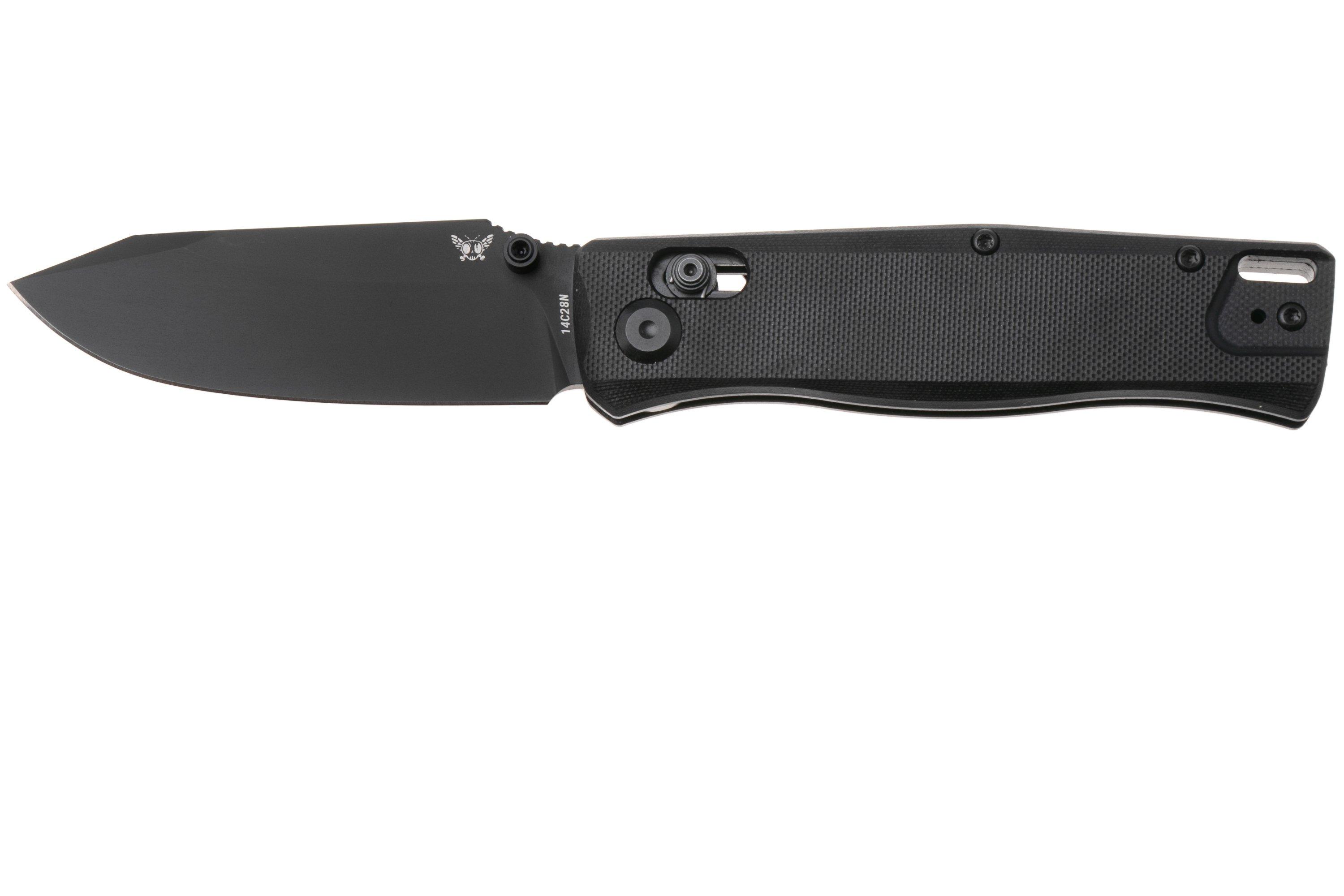 Flytanium Beef FLY-1386PBB, Black PVD 14C28N, Pitch Black G10 pocket ...