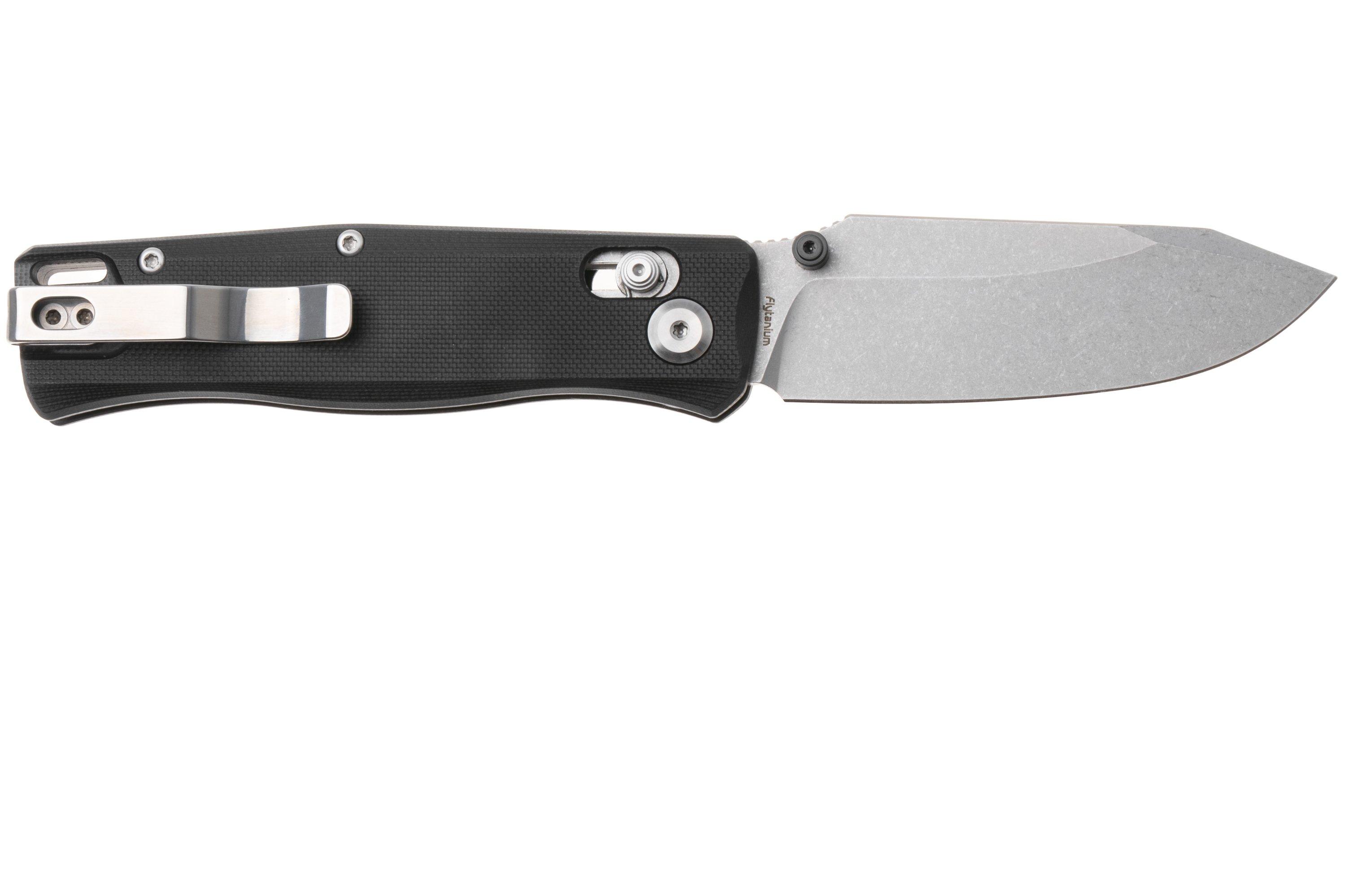 Flytanium Beef FLY-1386PBS, Stonewashed 14C28N, Pitch Black G10 pocket ...