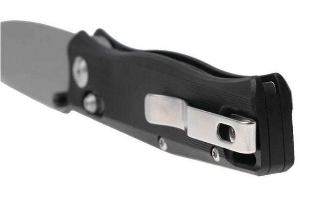 Afbeelding voor Flytanium Beef FLY-1386PBS, Stonewashed 14C28N, Pitch Black G10 zakmes