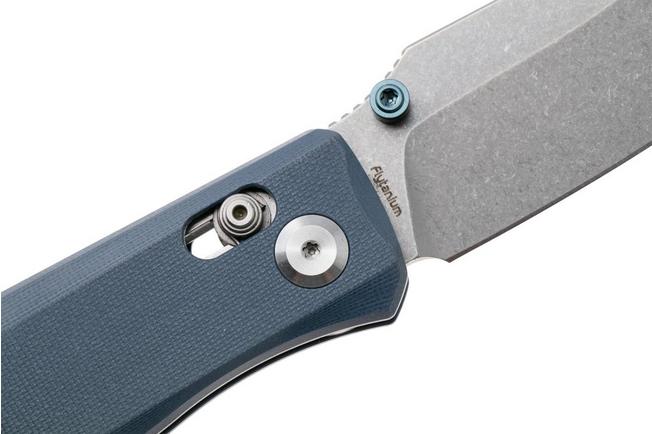 Afbeelding voor Flytanium Beef FLY-1386SBS, Stonewashed 14C28N, Slate Blue G10, zakmes