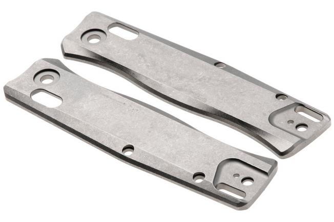 Afbeelding voor Flytanium Beef Handle Set FLY-1388S, Grade 5 Titanium Stonewash, handgreepschalen