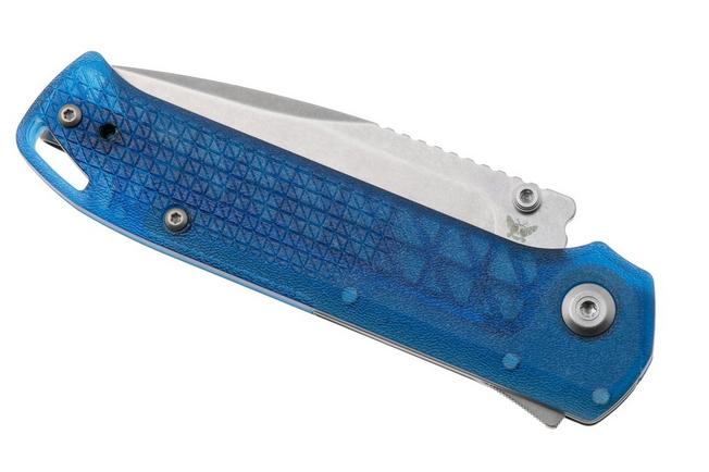 Afbeelding voor Flytanium Arcade Lite FLY-1395BS, Stonewashed AUS-10A, Blue Polycarbonate, zakmes