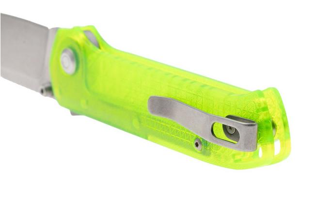 Afbeelding voor Flytanium Arcade Lite FLY-1395GS, Stonewashed AUS-10A, Green Polycarbonate, zakmes