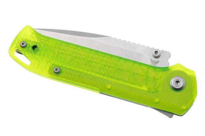 Afbeelding voor Flytanium Arcade Lite FLY-1395GS, Stonewashed AUS-10A, Green Polycarbonate, zakmes