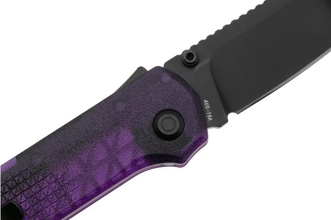 Afbeelding voor Flytanium Arcade Lite FLY-1395PB, DLC AUS-10A, Purple Polycarbonate, zakmes