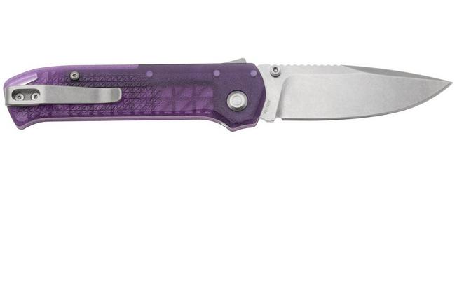 Afbeelding voor Flytanium Arcade Lite FLY-1395PS, Stonewashed AUS-10A, Purple Polycarbonate, zakmes