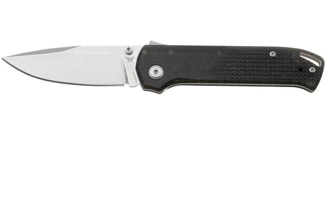 Afbeelding voor Flytanium Arcade Lite FLY-1395SS, Stonewashed AUS-10A, Black Polycarbonate, zakmes