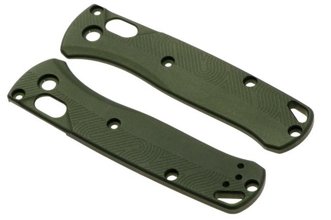 Afbeelding voor Flytanium Benchmade Mini Bugout Loop Scales FLY-1405OD, Olive Drab Aluminum, handgreepschalen