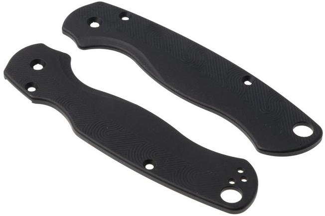 Afbeelding voor Flytanium Spyderco Paramilitary 2 Loop Scales FLY-1406VB, Void Black Aluminum, handgreepschalen