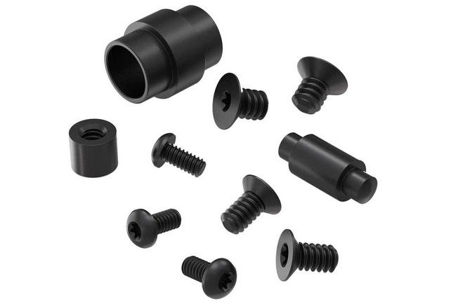 Afbeelding voor Flytanium Spyderco Para 3 Hardware Kit FLY-1438B, Black Oxide 416 Stainless Steel, hardware set