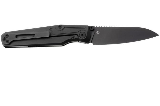 Afbeelding voor Flytanium Concourse 1446 Black 14C28N, Black Titanium zakmes, Demeter Designworks design