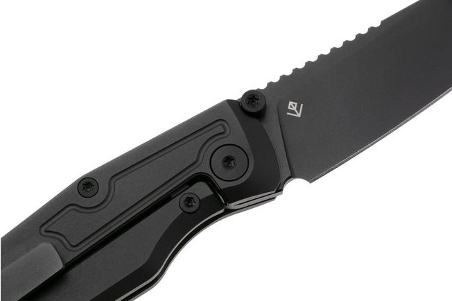 Afbeelding voor Flytanium Concourse 1446 Black 14C28N, Black Titanium zakmes, Demeter Designworks design