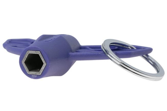 Bild für Flytanium Flydriver FLY-1461P, Keychain Bit Driver, Purple, Schlüsselanhänger-Tool
