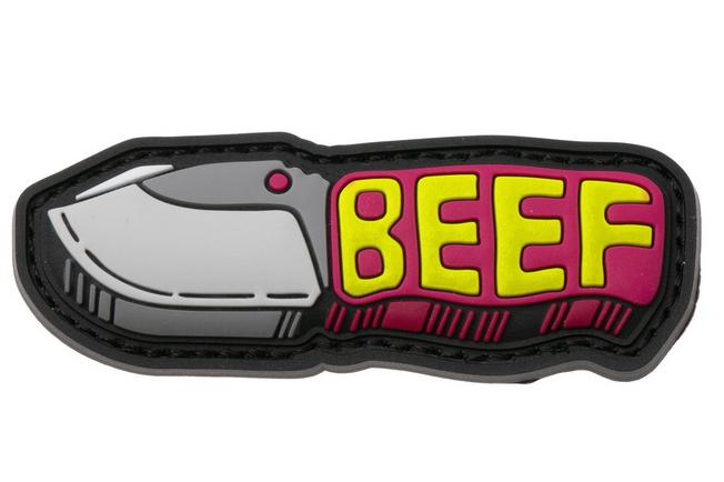 Afbeelding voor Flytanium BEEF Chibi Knife PVC Patch, FLY-1478, patch
