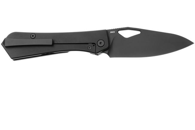 Afbeelding voor Flytanium Theory 1481B Black DLC 20CV, Black DLC Titanium, zakmes