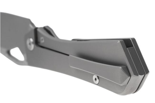 Afbeelding voor Flytanium Theory 1481S Satin 20CV, Bead Blasted Titanium, zakmes