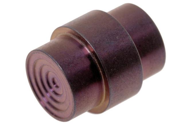 Image for Flytanium Paramilitary 2 & 3 Lanyard Hole Stopper Stepped, titanium purple