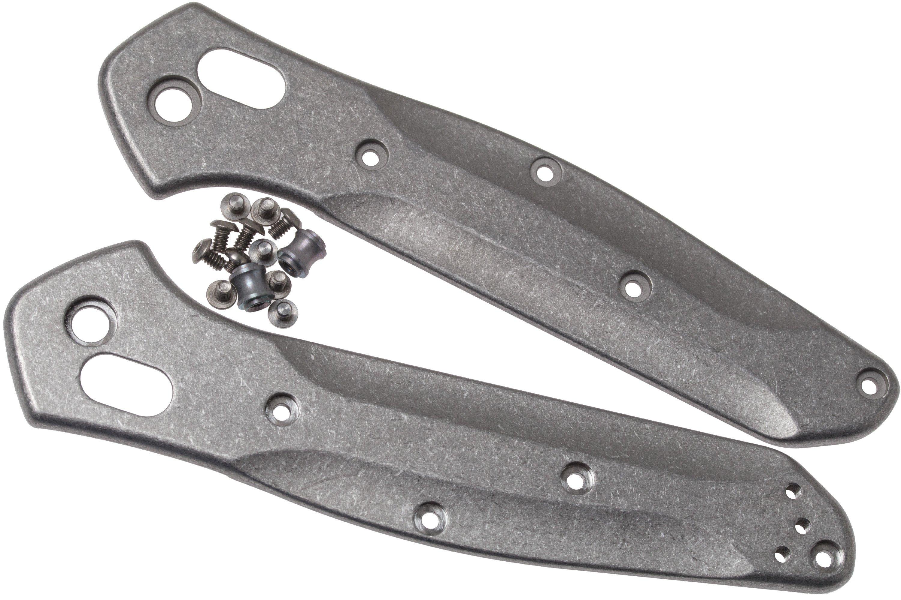 Flytanium Benchmade 940 Osborne scales, titanium Advantageously shopping at Knivesandtools.co.uk