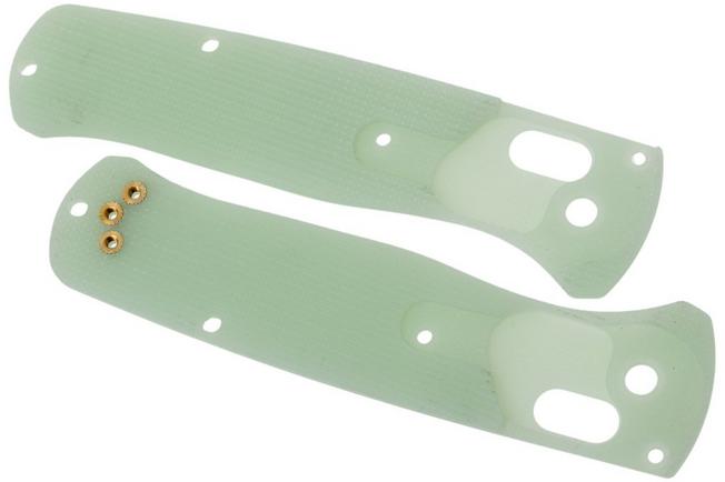 Image for Flytanium Benchmade Bugout Scales, jade G10