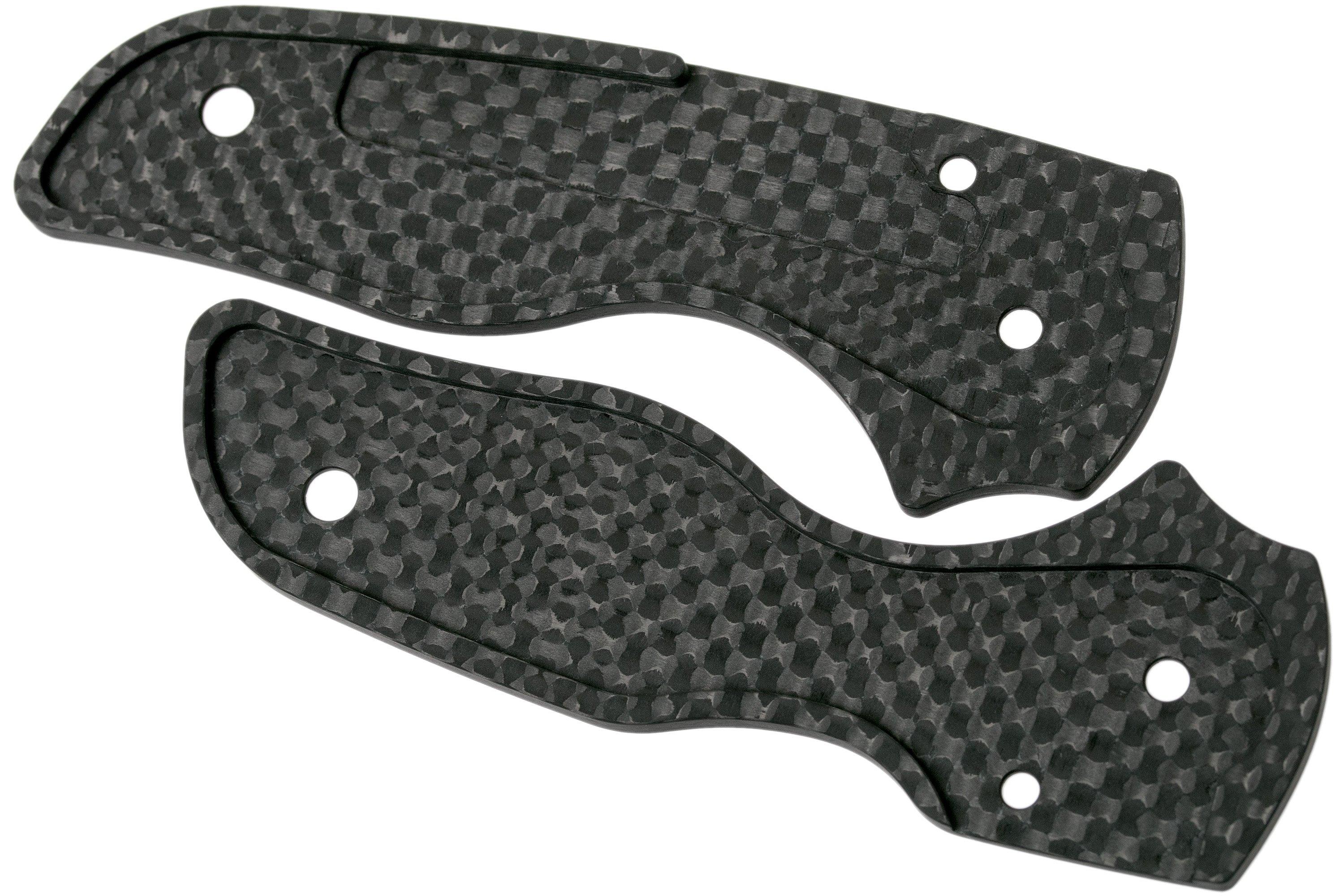 Flytanium Spyderco Lil' Native Scales, carbon fibre | Advantageously ...