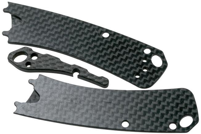 Image for Flytanium Benchmade Mini Crooked River Scale, Pivot Collars & Backspacer, carbon fibre