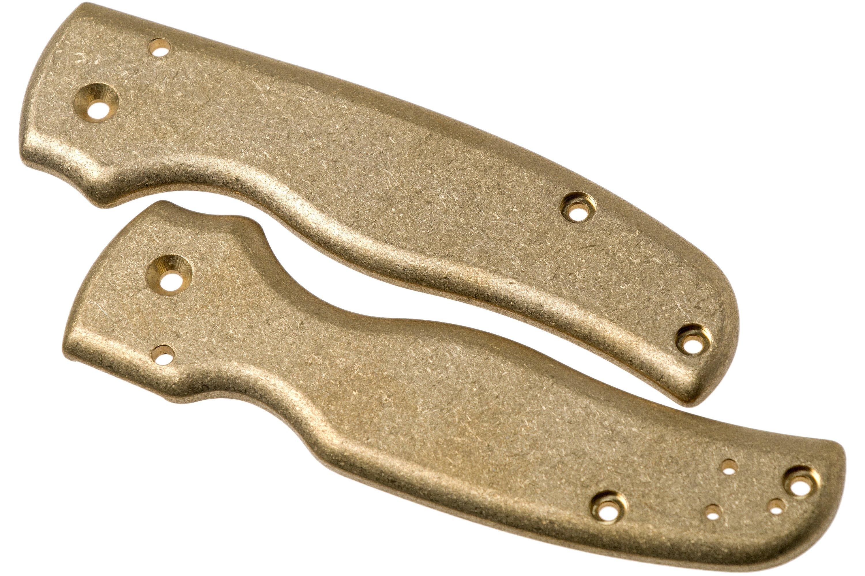 Flytanium Spyderco Shaman Scales, Brass Advantageously shopping at