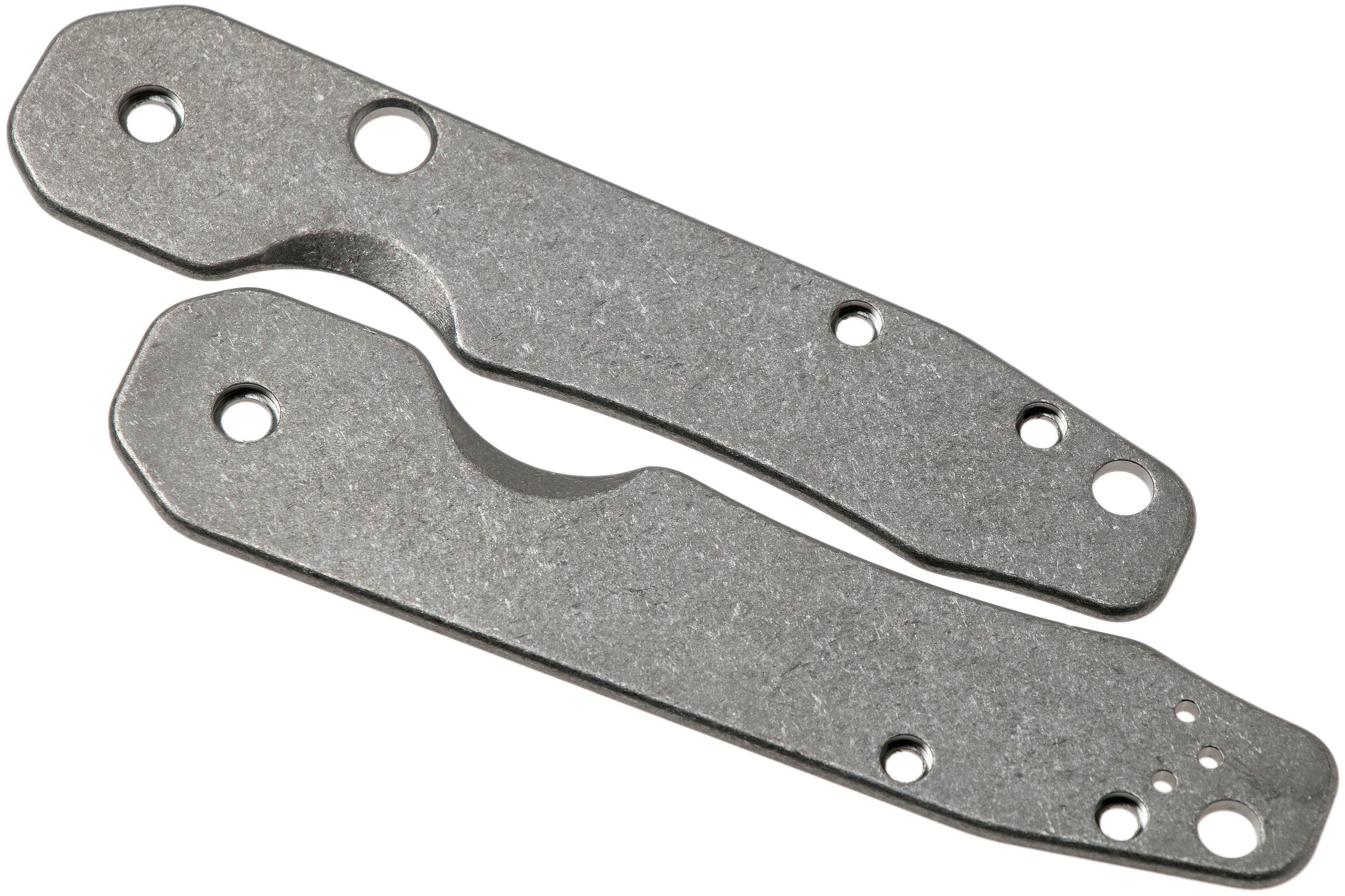 Flytanium Spyderco Smock Scales, Titanium | Advantageously