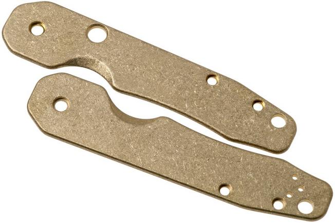 Imagen para Flytanium Spyderco Smock Scales, Brass
