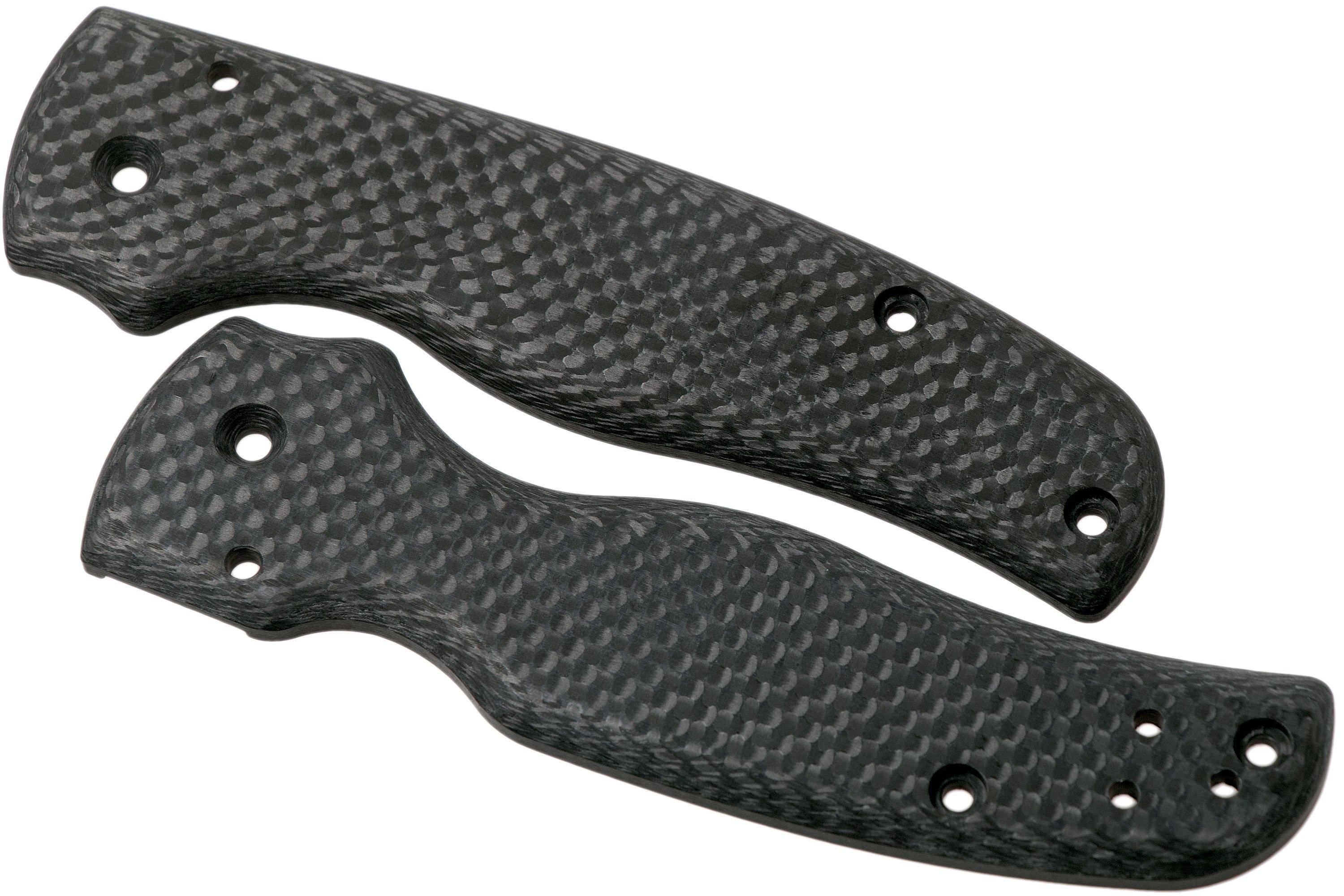 Flytanium Spyderco Shaman Scales, Carbon fibre | Advantageously ...