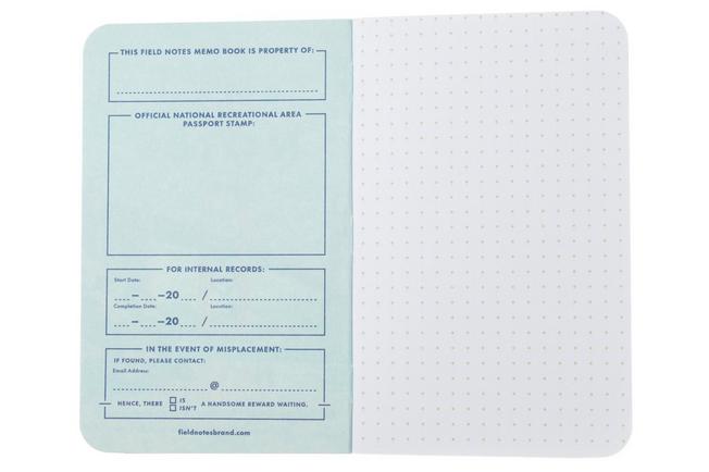 Afbeelding voor Field Notes Explore America FN-50A Dot-Graph 3-Pack A Big Sur Muir Woods Golden Gate, notitieboekjes