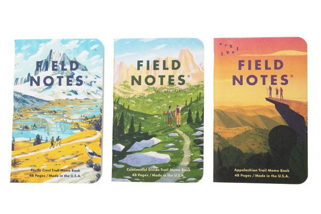 Afbeelding voor Field Notes Explore America FN-50B Dot-Graph 3-Pack B Appalachian Continental Divide Pacific Crest, notitieboekjes