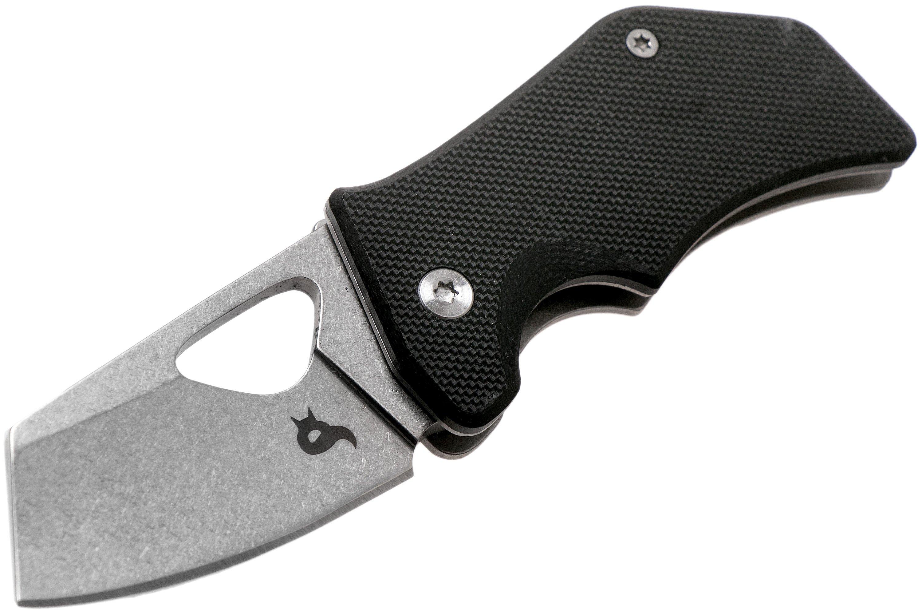 Fox Knives HAVOC pocket knife titanium frame lock folding knife G10 handle black