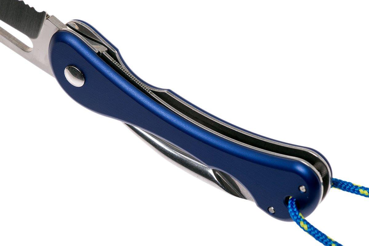 Fox 233B Sailing knife, blauw aluminium Voordelig kopen bij
