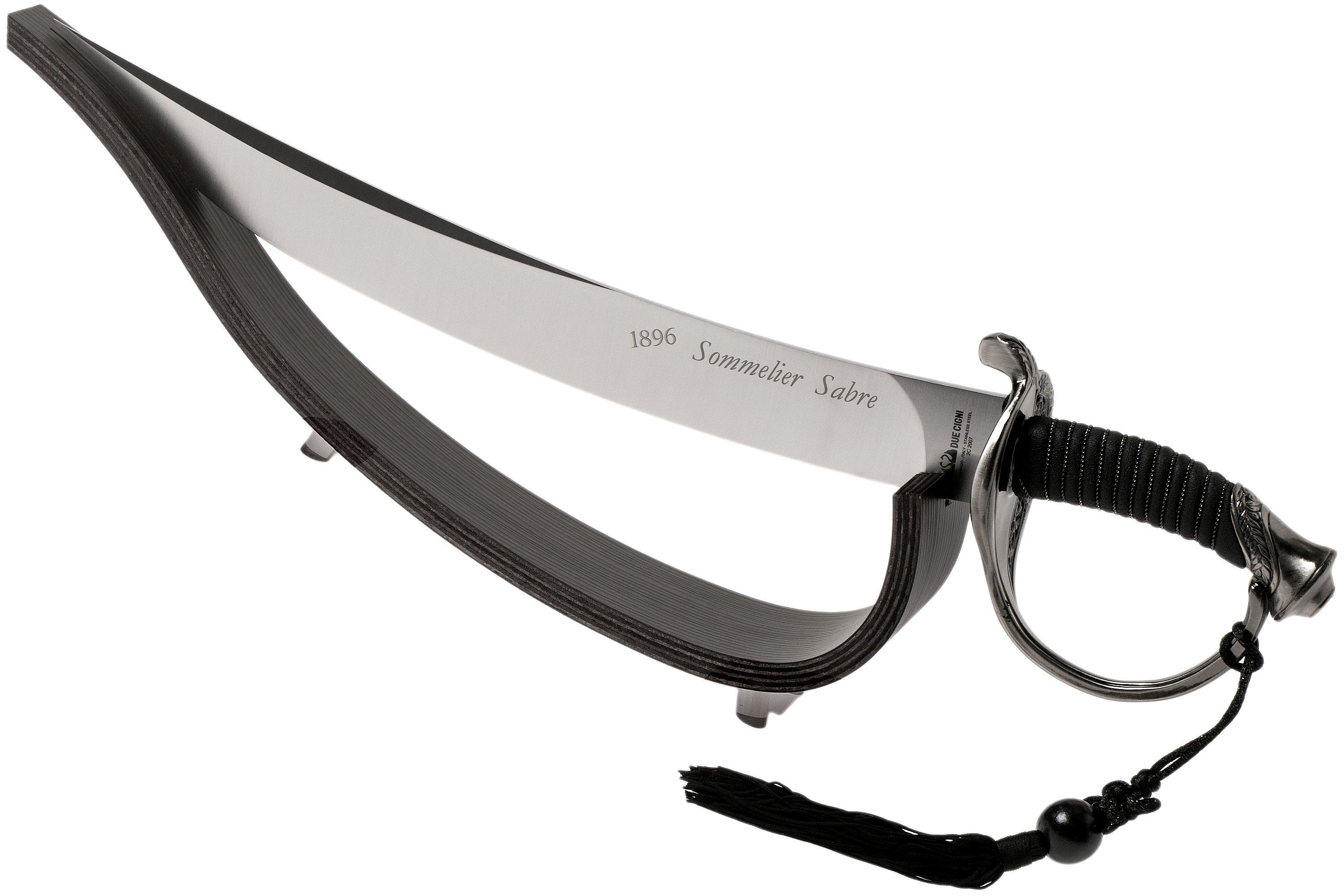 DUE CIGNI - Linea 1896 - Coltello Utility CM 14 - Lama in Acciaio INOX 4116 e Manico in Legno di Noce