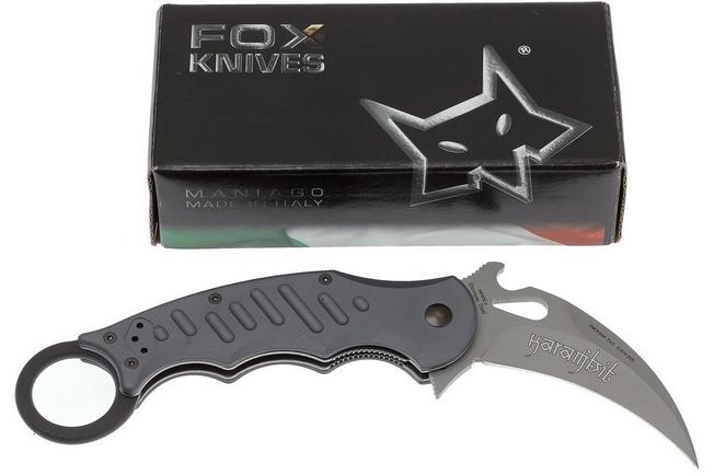 Fox FKMD Folding Training Karambit FX-599 TK coltello da tasca finto