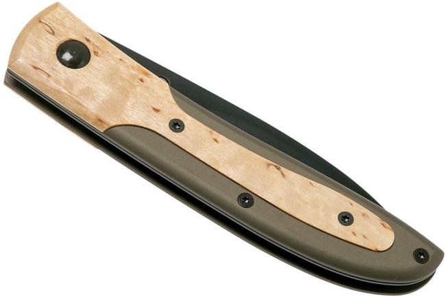 Image for Fox Aria 487BT Aluminium & Curly birch pocket knife