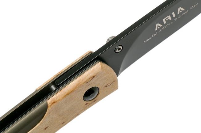 Image for Fox Aria 487BT Aluminium & Curly birch pocket knife