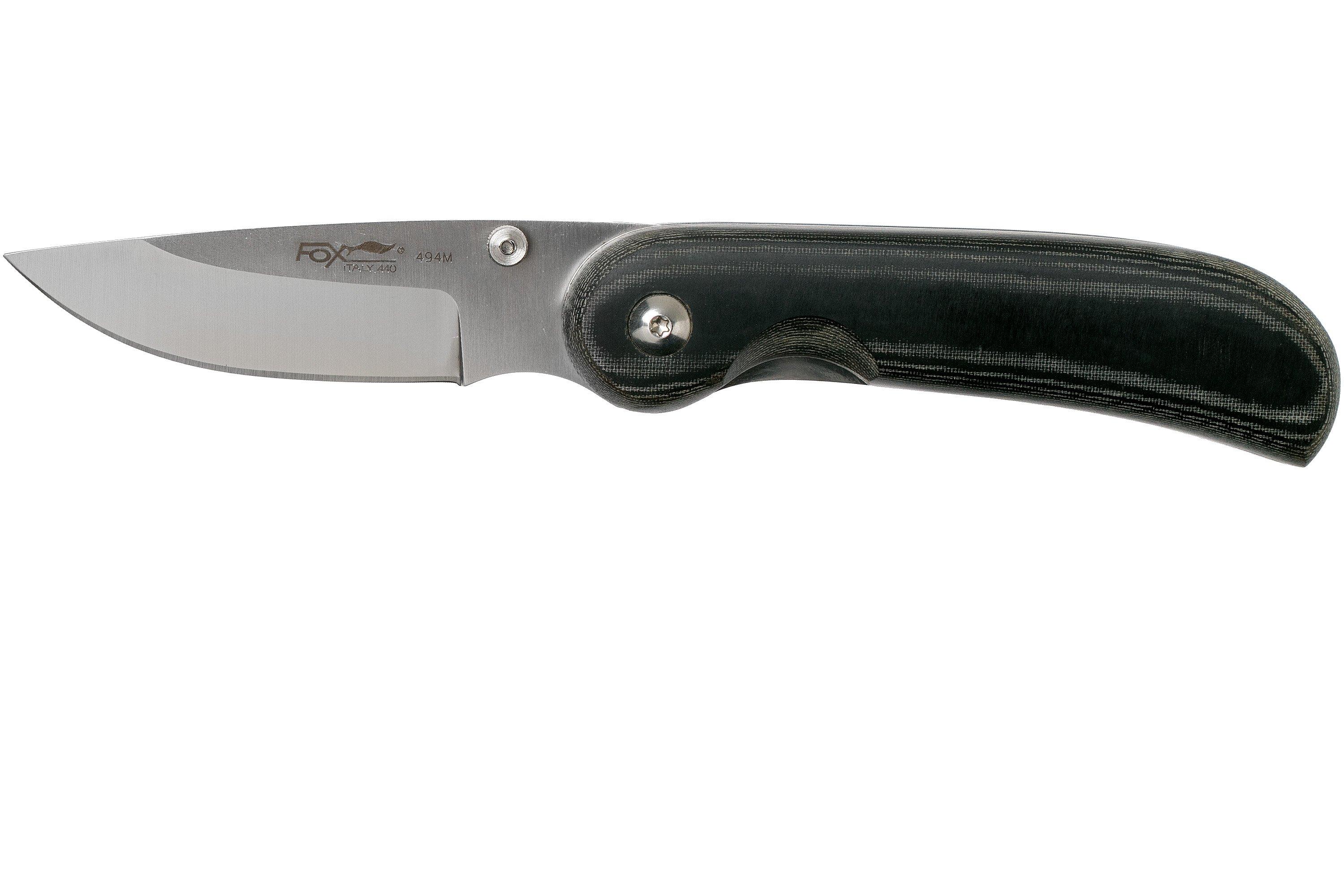 Fox Project Micarta 494M pocket knife | Advantageously shopping at ...