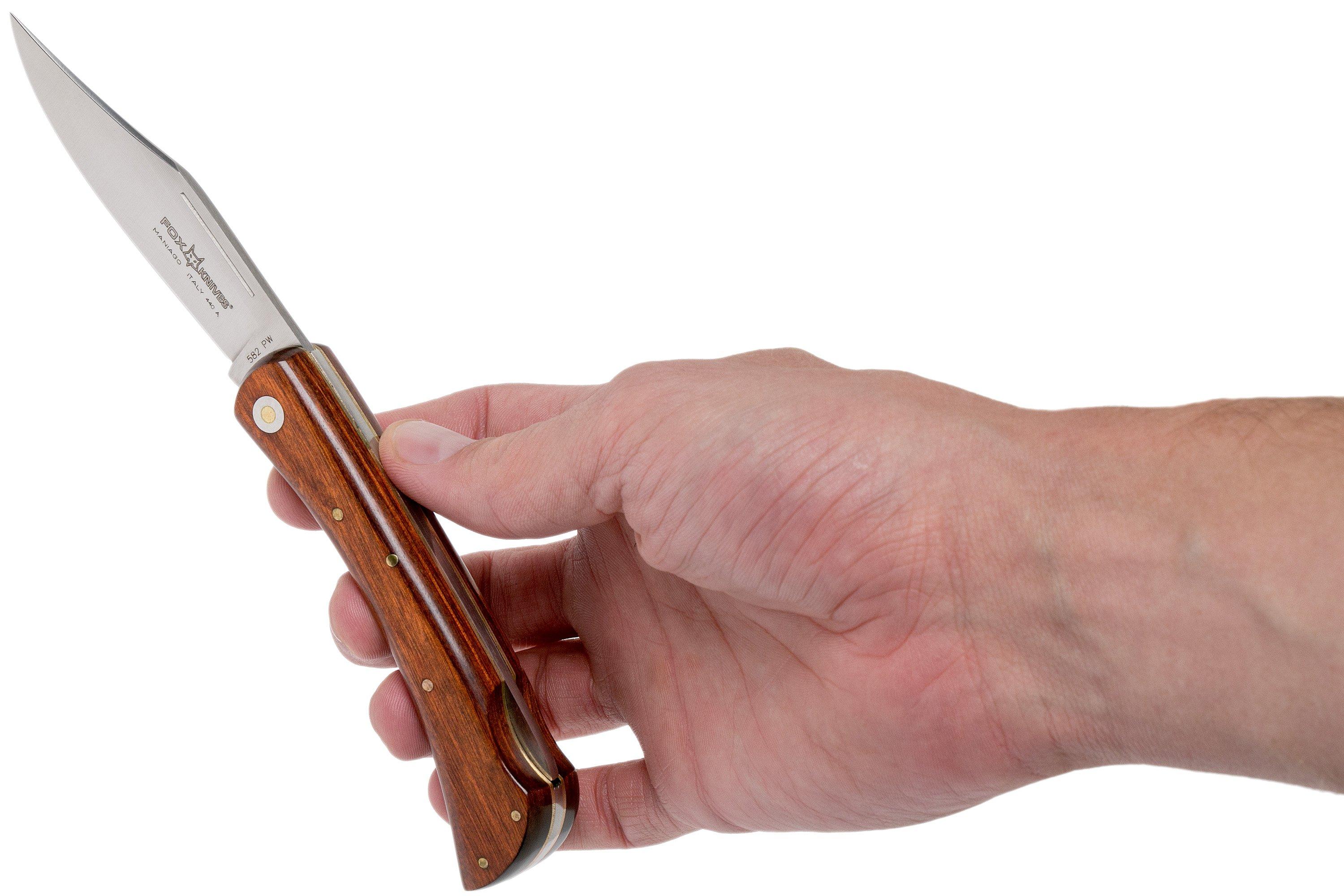 Fox Hunting Knife Pakka wood 582PW, hunting knife | Advantageously